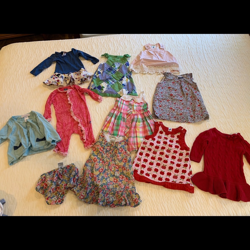 3-6 month baby girl name brand lot